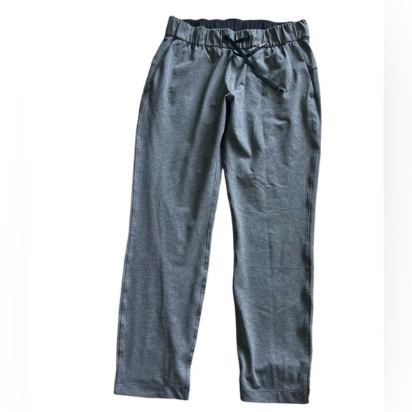 Lululemon On The Fly Pant *28" Heathered Black Size 6 - Picture 10 of 13